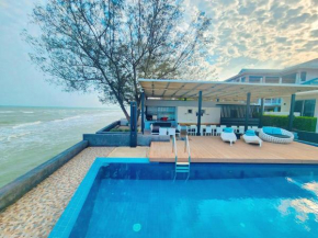 BBG Beachfront poolvilla 5BR close to Huahin city